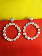 Gold-Plated Alloy Diva Look Stylish Contemporary Earrings - The Pari - Distacart
