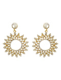 Silver-Plated Alloy Diva Look Stylish Contemporary Earrings - The Pari - Distacart