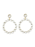 Gold-Plated Alloy Diva Look Stylish Contemporary Earrings - The Pari - Distacart