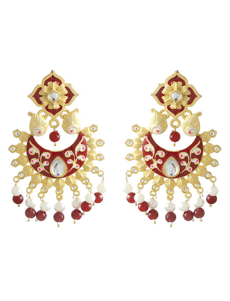 Silver-Plated Alloy Oxidised Round Earrings With Ring Combo - The Pari