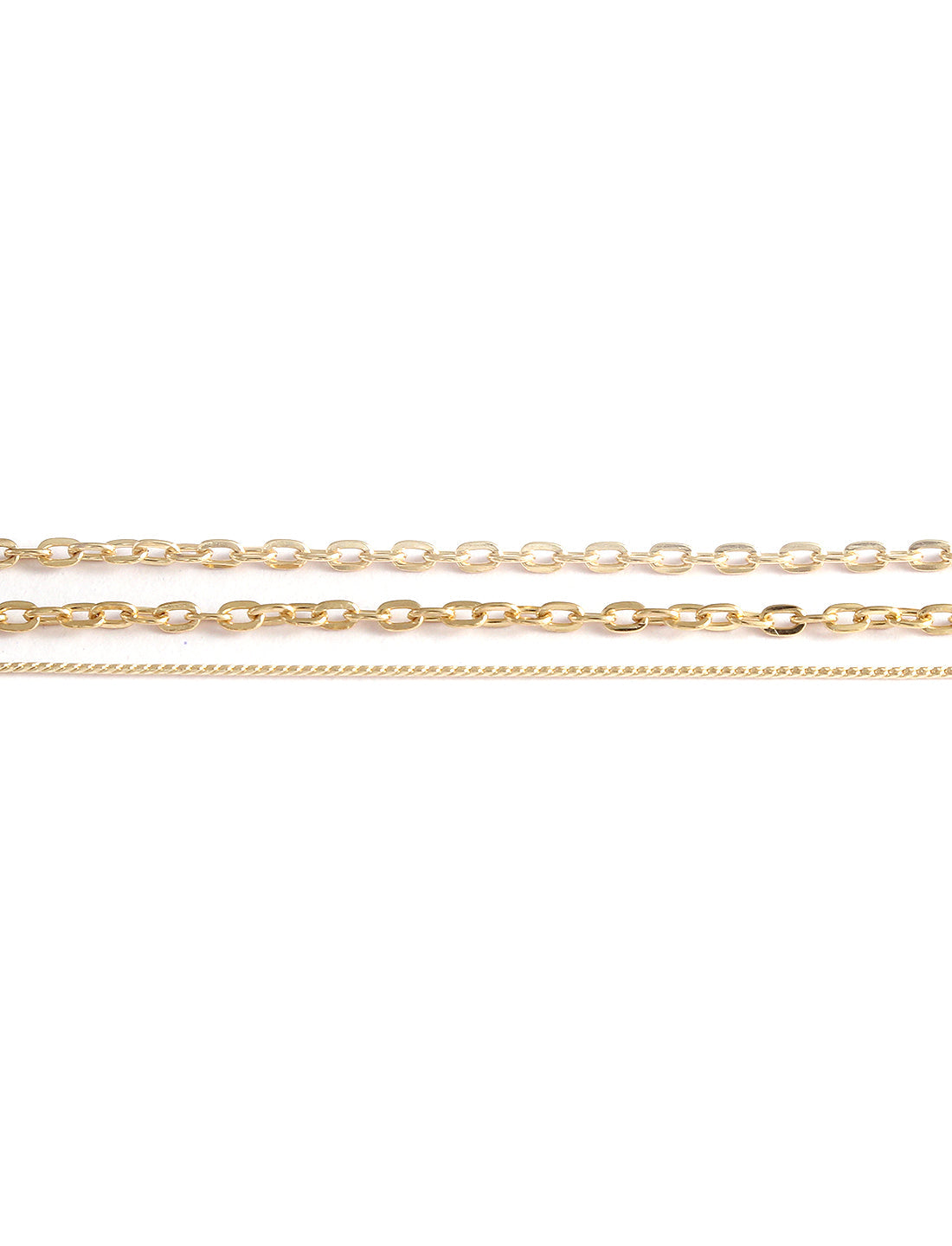 Gold-Polished Alloy Denty Look Heart Necklace - The Pari