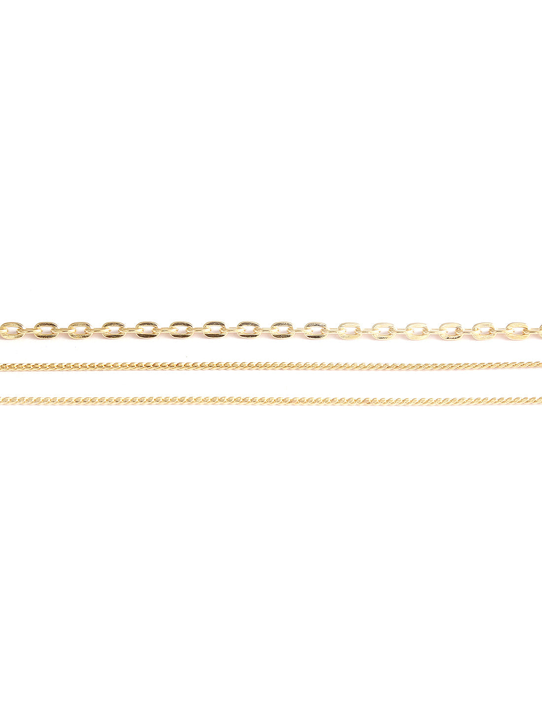 Gold-Polished Alloy Designer Embossed Double Layer Necklace - The Pari