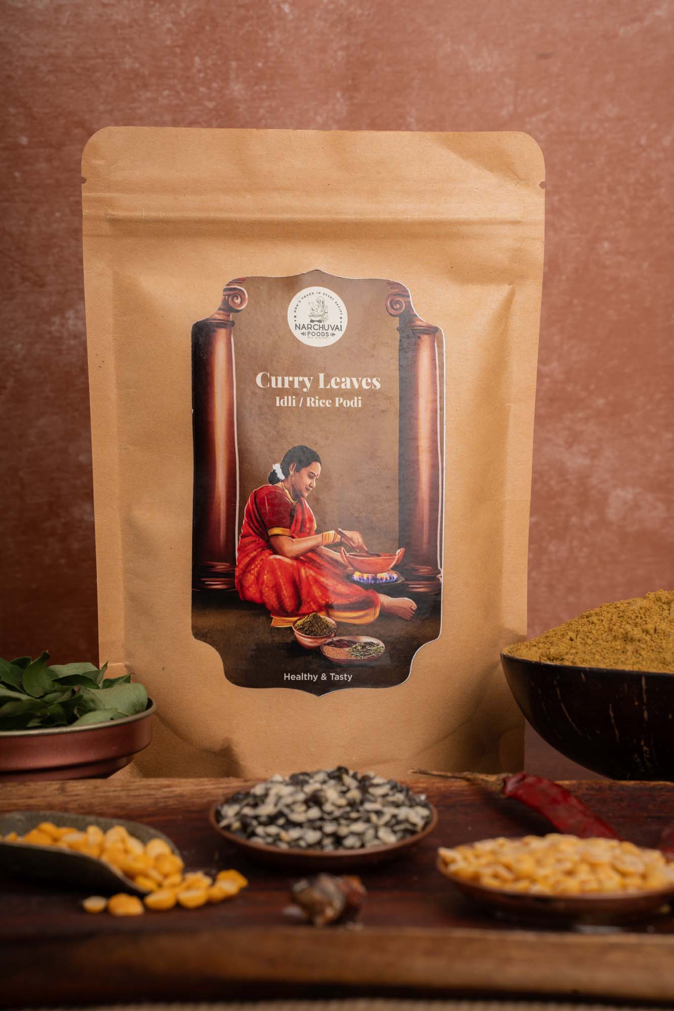 Narchuvai Foods Curry Leaves Idly Podi - Distacart