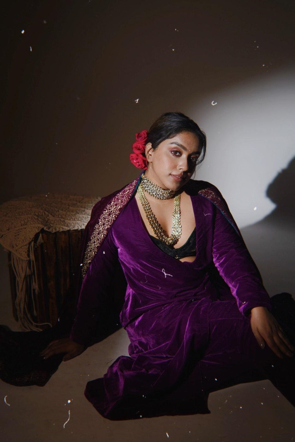 trueBrowns Wine Velvet Angrakha | Relove - Distacart