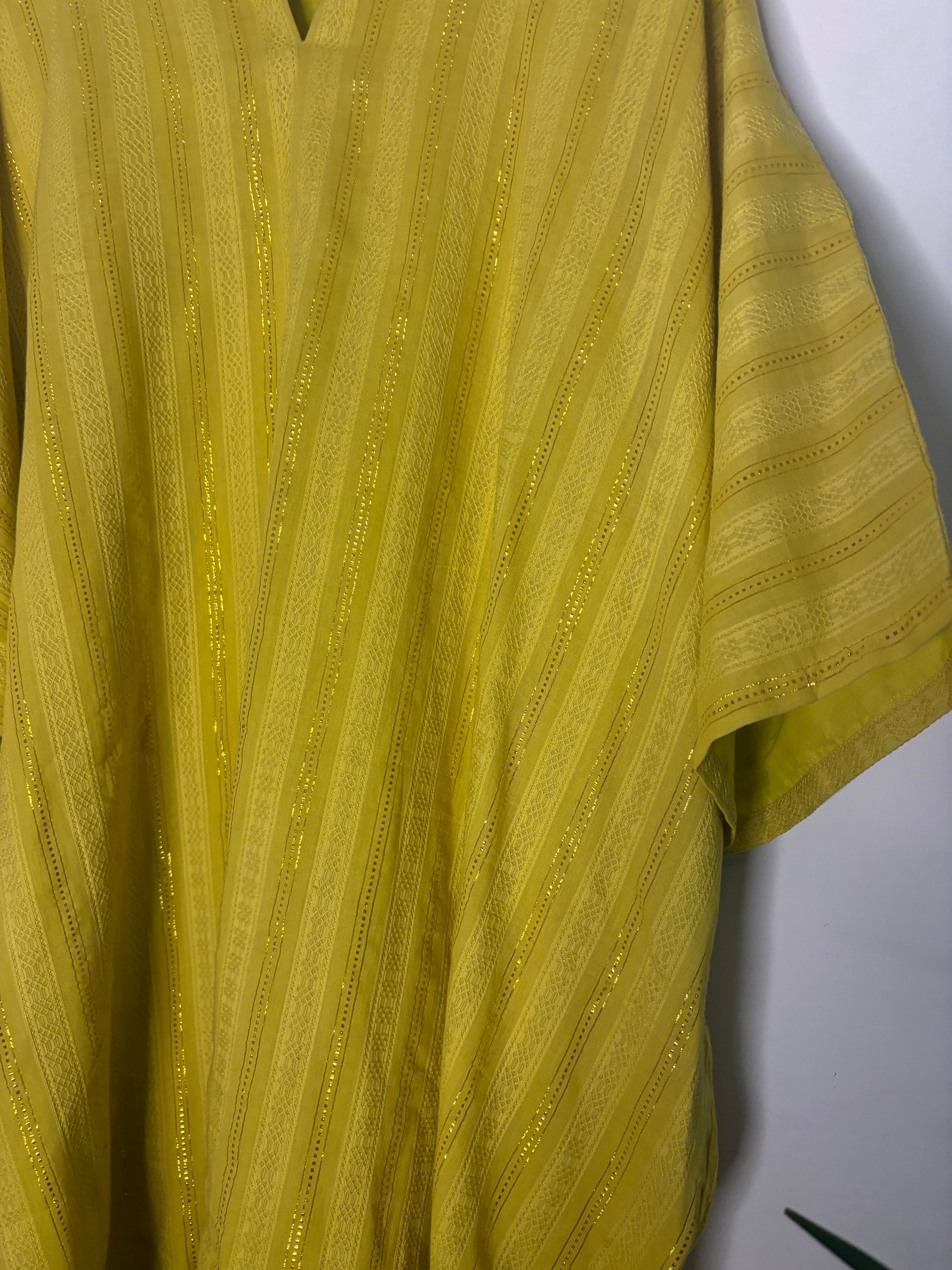 trueBrowns Lime Metallic Top