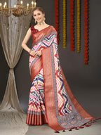 Vedant Vastram Maroon Color Kanjeevaram Silk Saree - Maroon