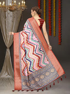 Vedant Vastram Maroon Color Kanjeevaram Silk Saree - Maroon