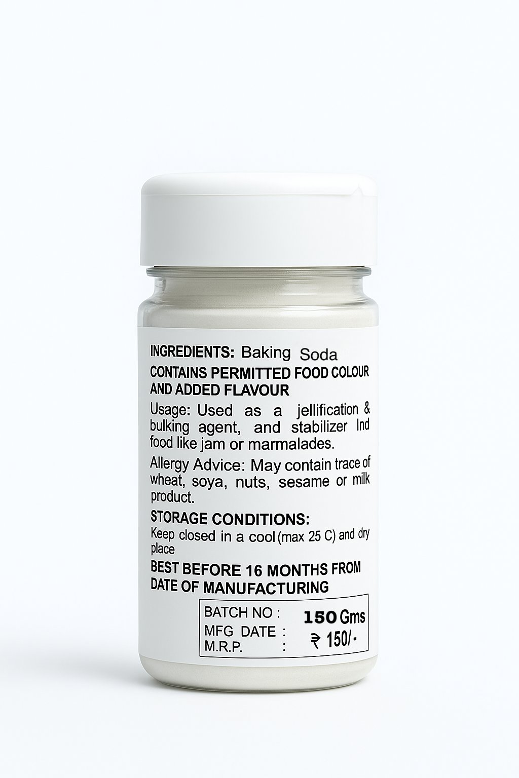 confect baking soda br b 150 gms b