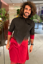 Pattern Ombre Designer Men's kurta by Hilo Design