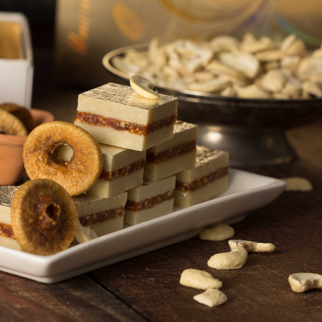 Almond House Kaju Anjeer Burfi - Distacart