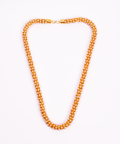 Gold-Polished Alloy Pearl Studded Chain Necklace - The Pari