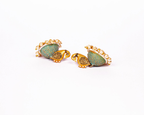 Gold-Plated Alloy Peacock Shape Jhumki Earrings - The Pari - Distacart