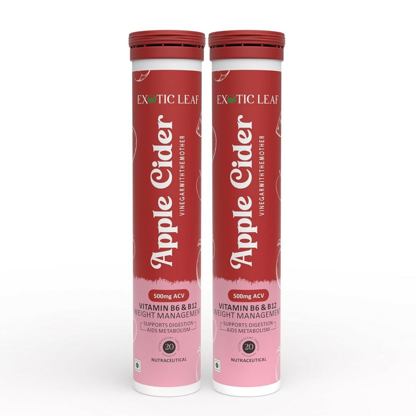 Exotic Leaf Apple Cider Vinegar Tablets - Distacart
