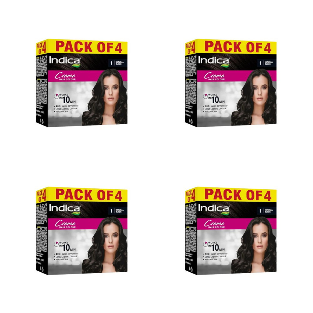 Indica Creme 10 Minutes Hair Color Long Lasting Colour