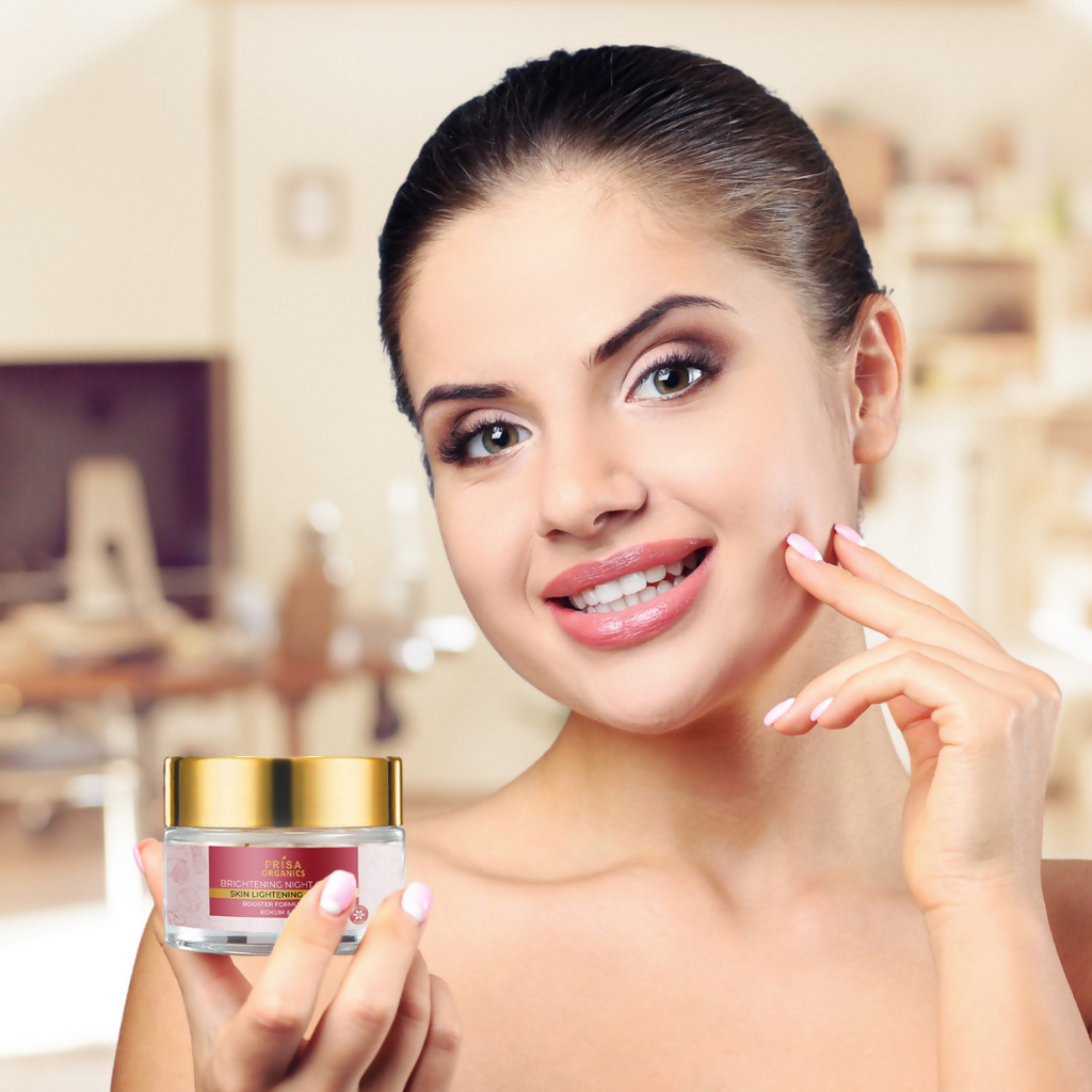 Prisa Organics Brightening Night Cream - Distacart