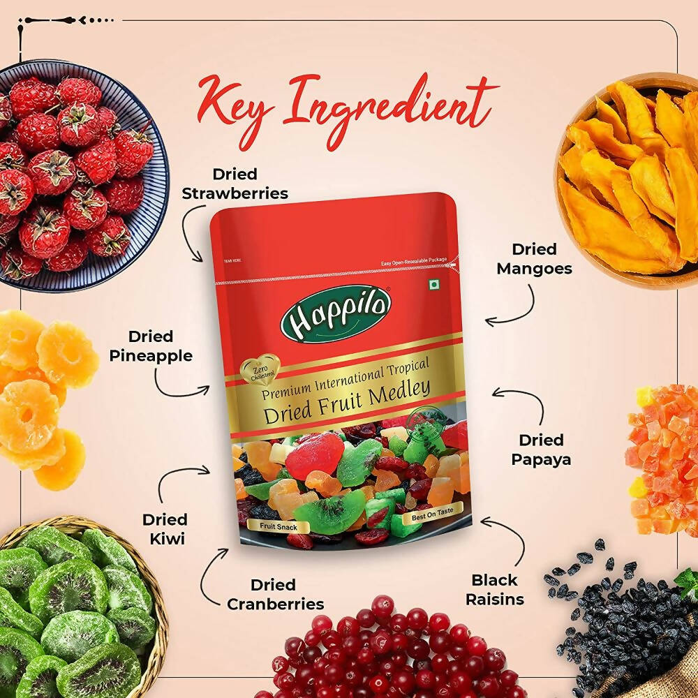 Happilo Premium International Dried Tropical Fruit Medley