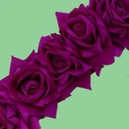 Purple Velvet Rose Gajra