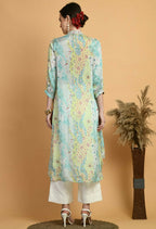 Joban Fashion Print Chinnon Kurta Set