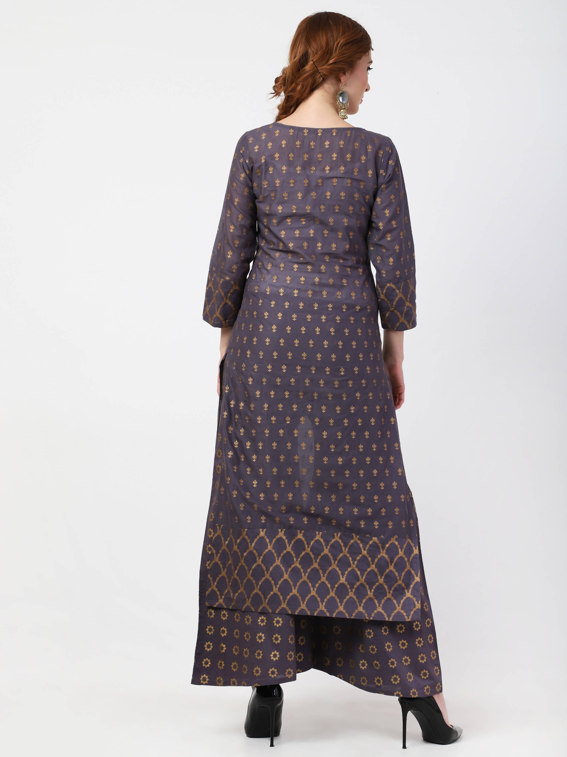 Cheera Kurta Palazzo & Dupatta Set (CH103KPD)