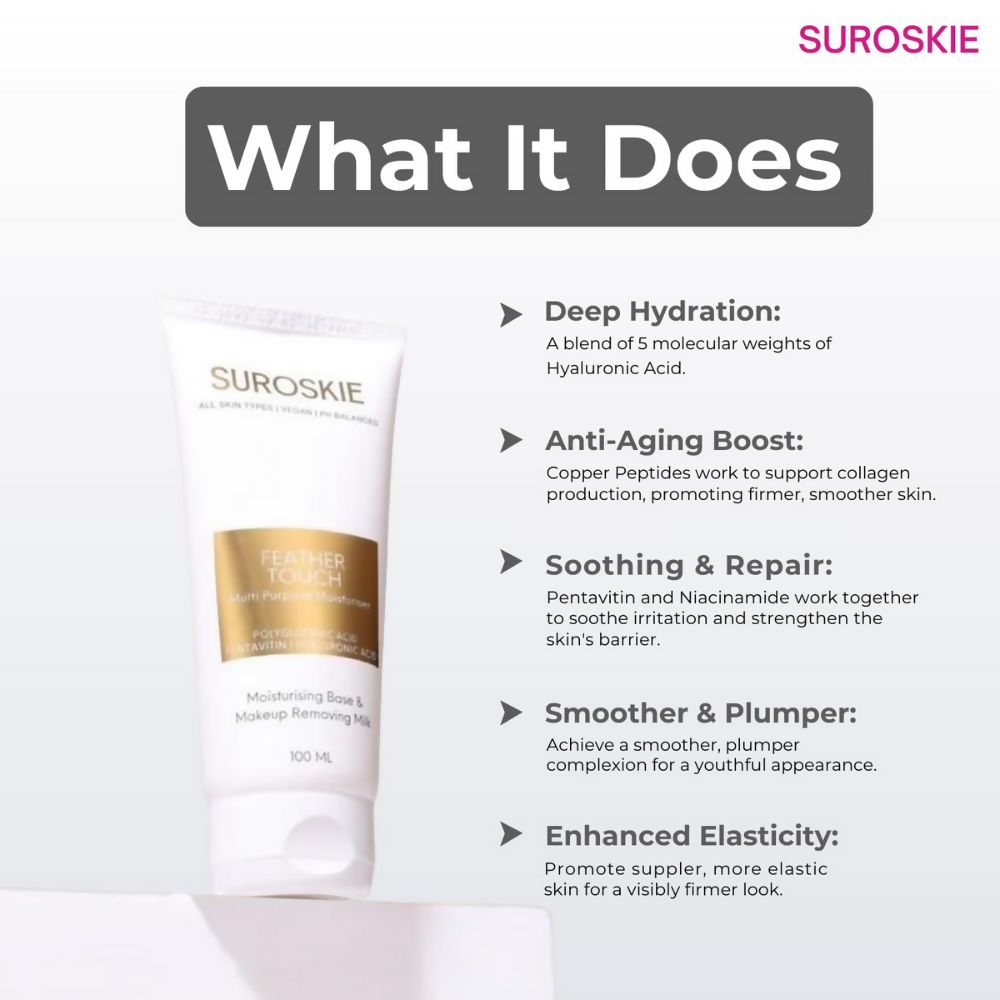 SUROSKIE Feather Touch Multi-Purpose Moisturizer - Distacart
