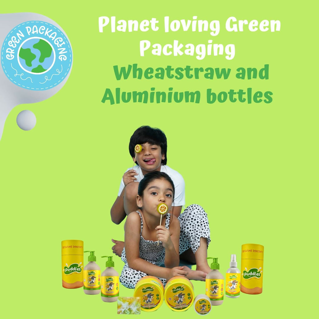 Puddles Organic Tangy Candy Lotion For Kids with Almond Oil, Kokum Butter & Natural Fruit Extracts for Happy Skin & Soften Dry Skin