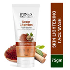 Globus Naturals Kesar Chandan Skin Lightening & Tan Removal Face wash, Suitable For All Skin Types - Distacart