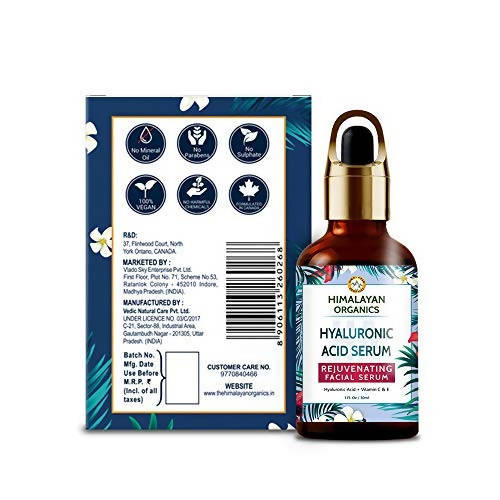 Himalayan Organics Hyaluronic Acid Serum Professional Facial Serum