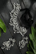 Mominos Fashion Johar Kamal Oxidised Silver-Plated Ganesha Design Necklace Choker Set - Distacart