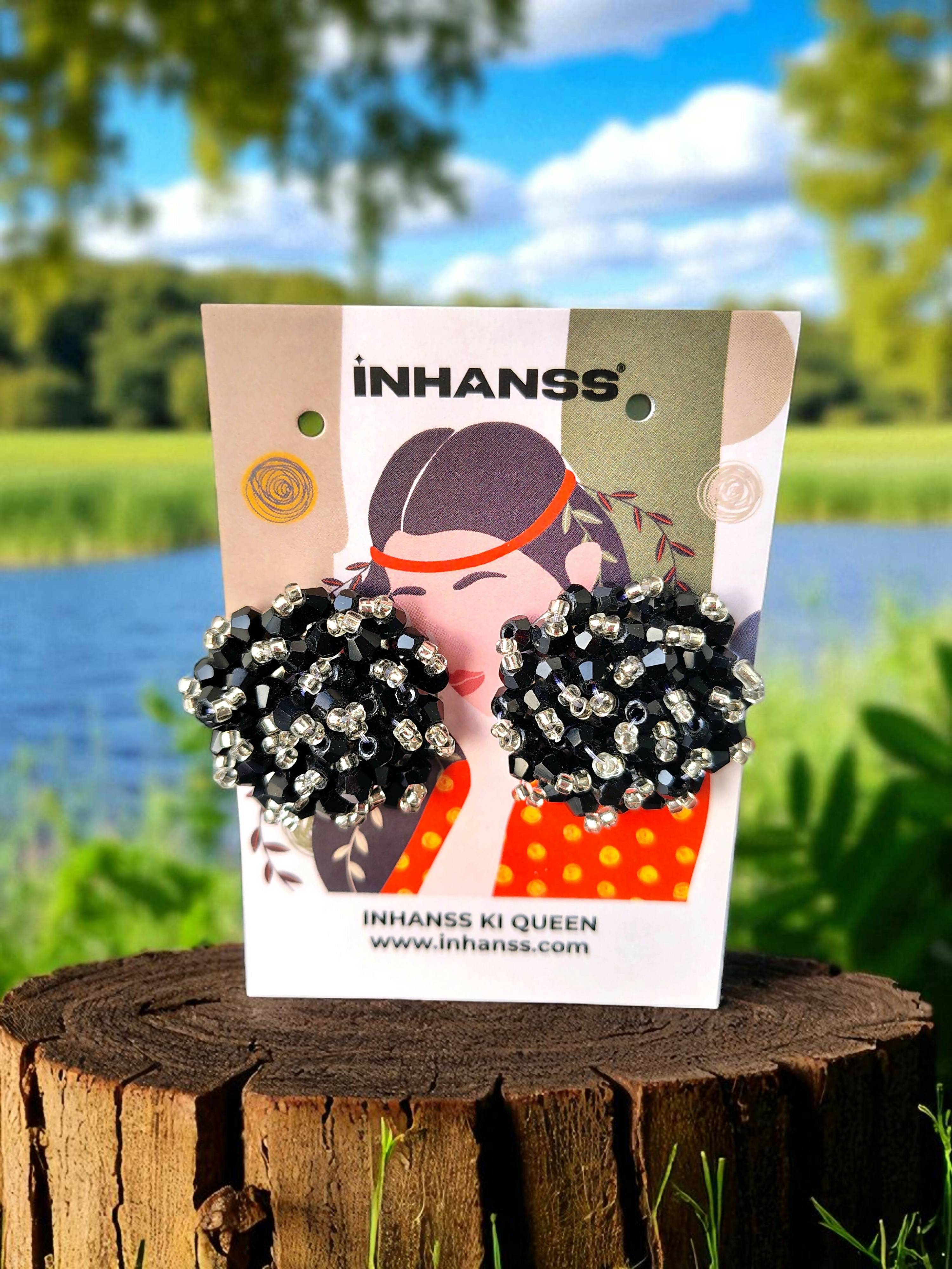 Inhanns Premium Everyday Studs - Black & White - Distacart