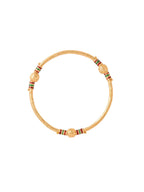 NVR Women Set of 2 Gold-Plated Traditional Bangles - Distacart