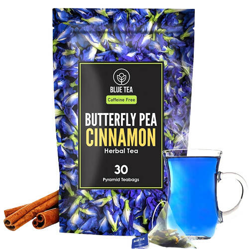 Blue Tea Butterfly Pea Cinnamon Herbal Tea Bags - Distacart