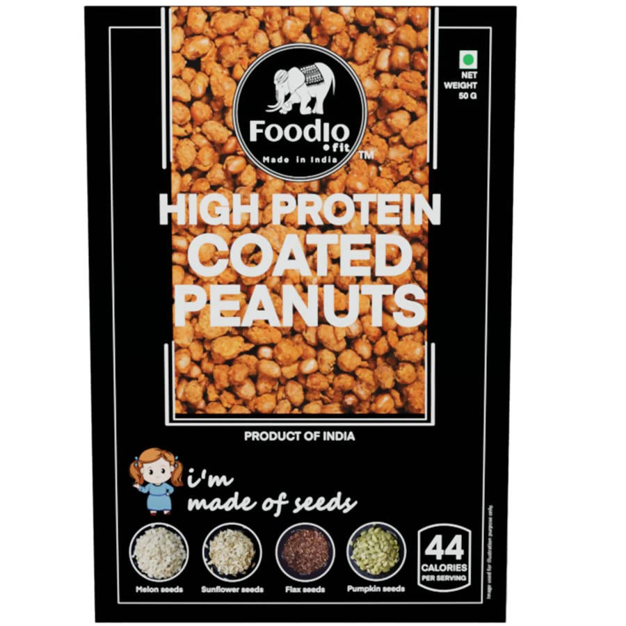 Foodio High Protein Coated Peanuts