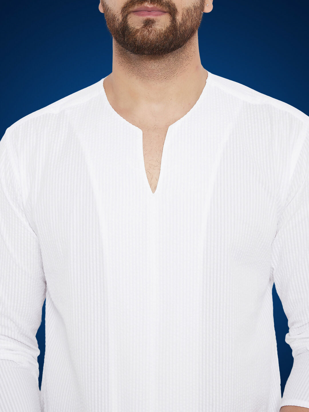 Even Apparels Men's Pure Cotton White Kurta