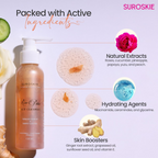 SUROSKIE Rose Petals Melt Cleanser 2-In-1 Face Wash & Makeup Remover - Distacart