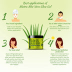 Matra Aloe Vera Glow Gel Sun & Pollution Relief with Green Tea and Peppermint Extracts