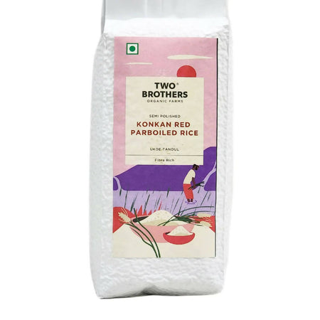 Two Brothers Organic Farms Konkan Red Parboiled Rice