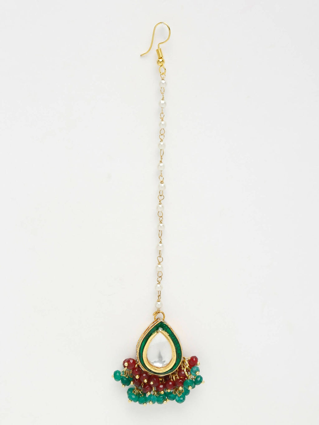 Kundan Maang Tikka - Ruby Raang - Distacart