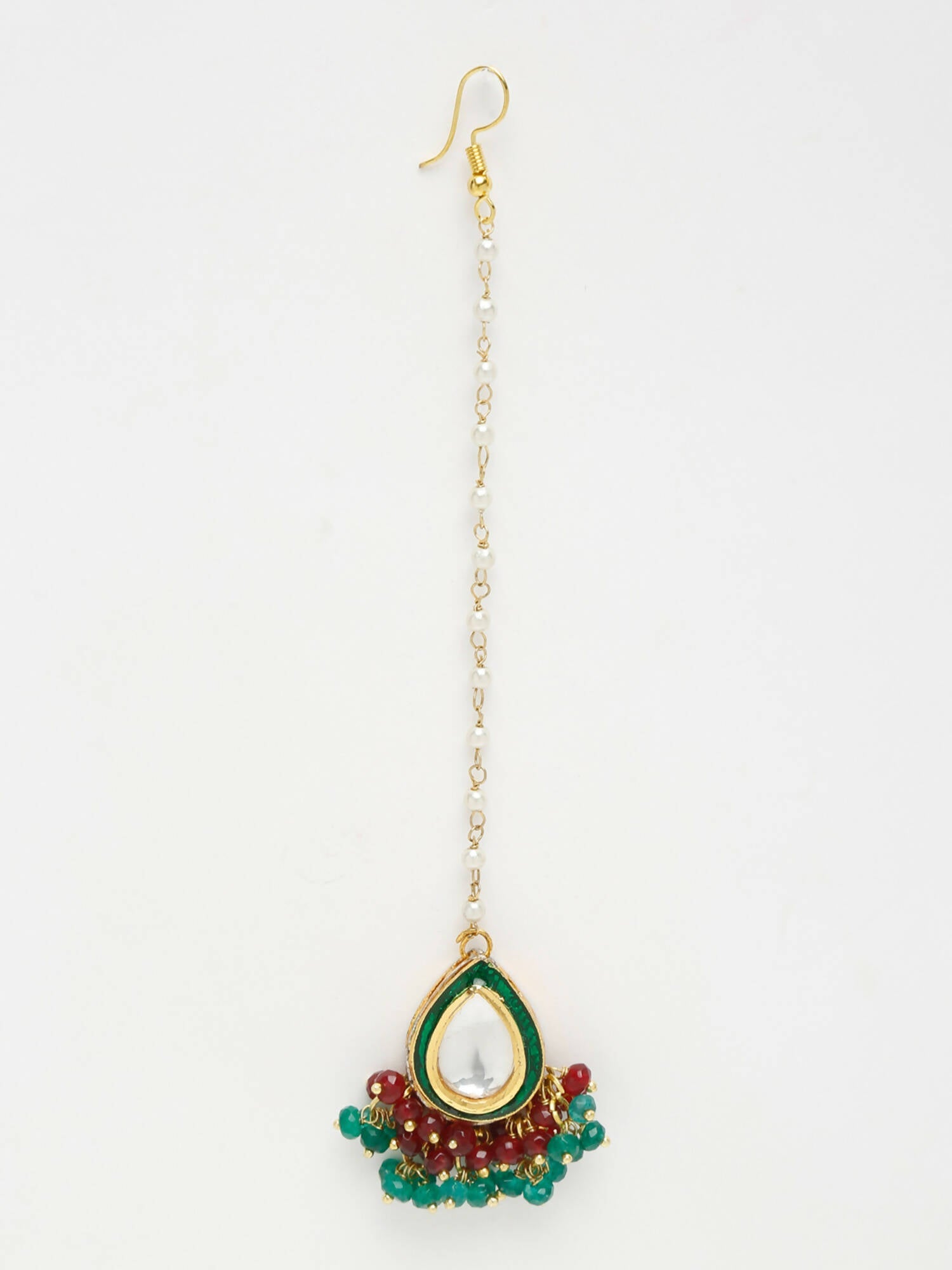 Kundan Maang Tikka - Ruby Raang - Distacart