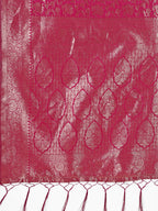 Shree Shyam Fashion Lichi Silk Magenta Saree - Distacart