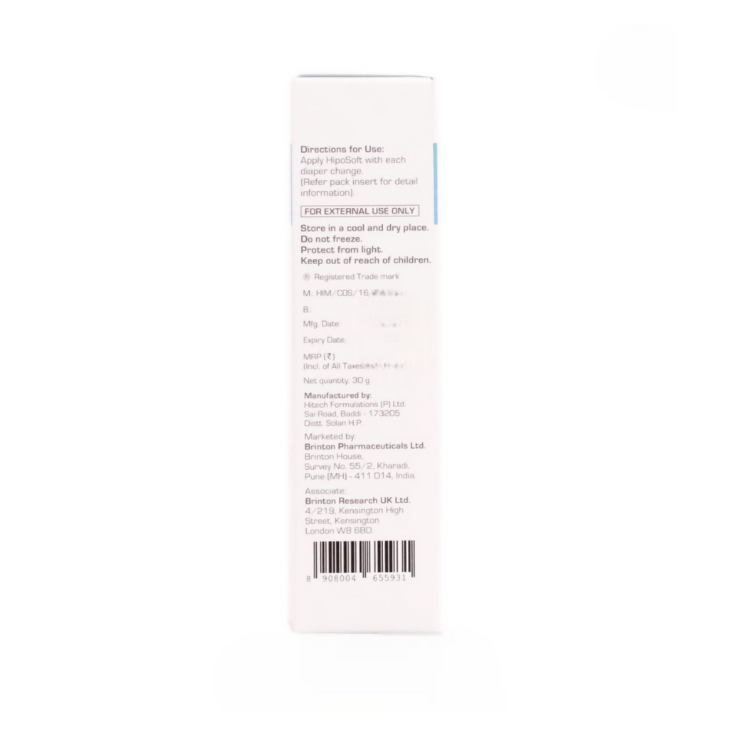 Brinton HipoSoft Diaper Rash Cream - Distacart