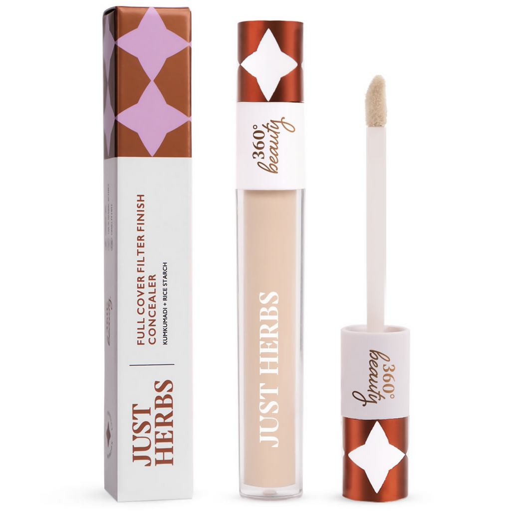 Just Herbs Full Cover Natural Filter Finish Concealer - Ivory