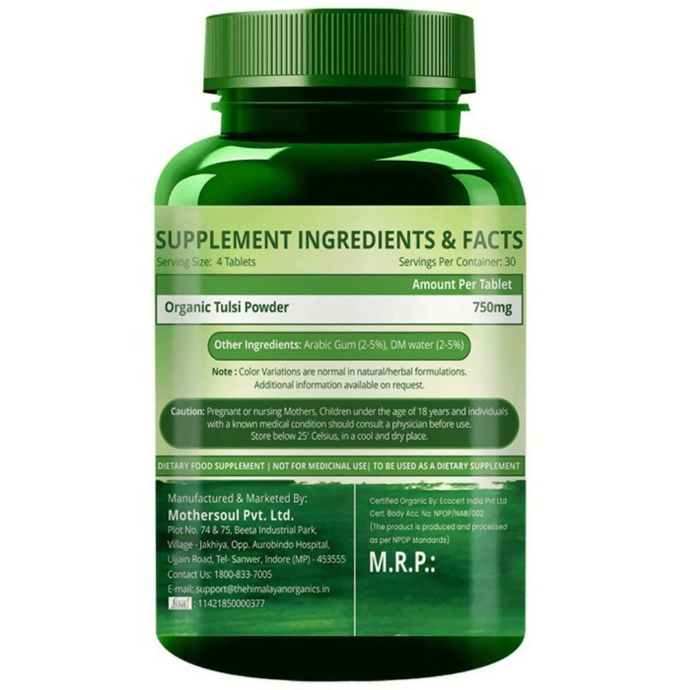Himalayan Organics Tulsi Tablets - Distacart