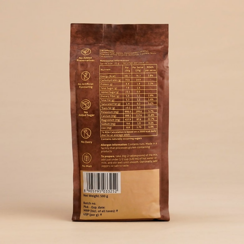 Isha Life Ragi Huri Hittu (Instant Ragi Drink Mix) - Distacart