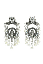 Mominos Fashion Johar Kamal Oxidised Silver-Plated Ganesha Design Necklace Choker Set for Women - Distacart