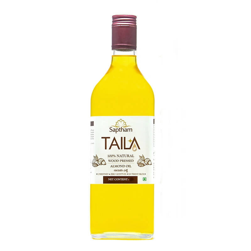 Saptham Taila 100% Wood Pressed Almond Oil - Distacart