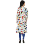 Kanoor Women's Multicolour A line kurti
