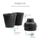 Vaya Drynk Stainless Steel Water Bottle Tumbler for Office - 600ml (Black)