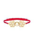 Designer kundan Rakhi - Ruby Raang - Distacart