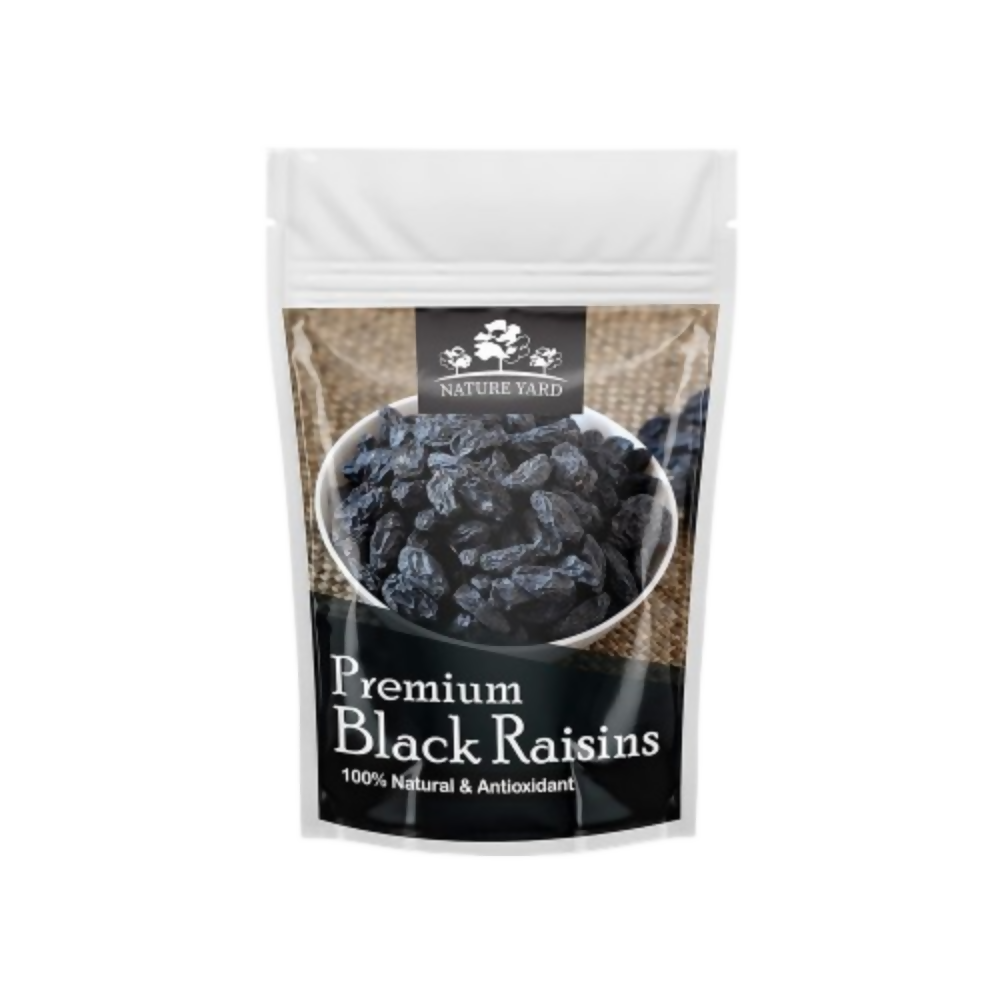 Nature Yard Black Raisins Seedless/kali kismis/kishmish dry fruit - Distacart