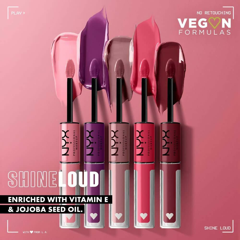 NYX Professional Makeup Shine Loud High Shine Lip Color and Gloss - Trophy Life